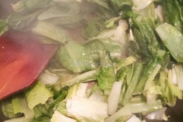 莴笋叶炒豆腐的做法图解3