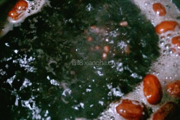 红豆黑米粥的做法图解2