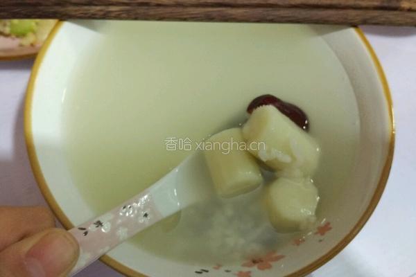 山药红枣大米粥的做法图解5