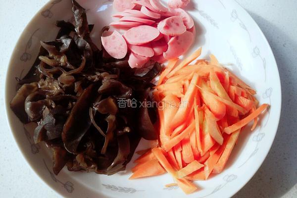 素炒拉条的做法图解2
