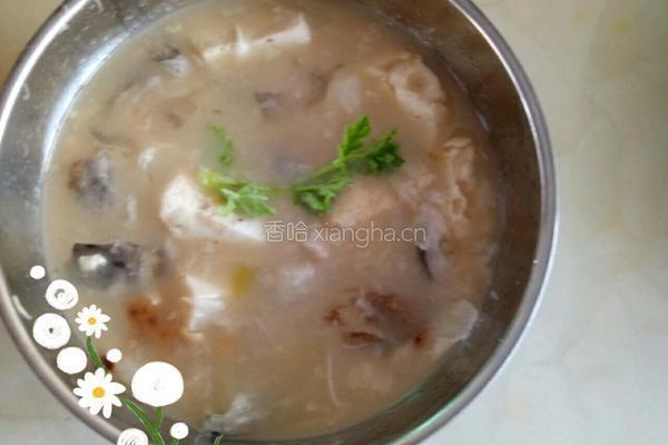 宝宝辅食三文鱼头豆腐汤的做法图解9