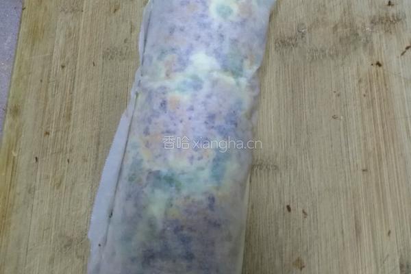 南瓜葱花肉松蛋糕卷的做法图解14