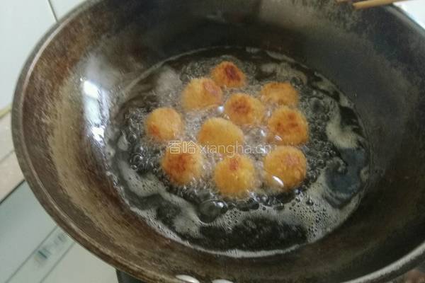 黄油芝心虾球的做法图解14