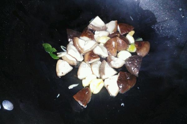 生菜香菇的做法图解2