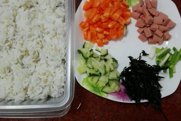 菜泡饭的做法图解2
