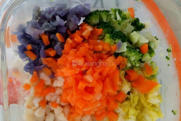 宝宝辅食什锦豆腐的做法图解2