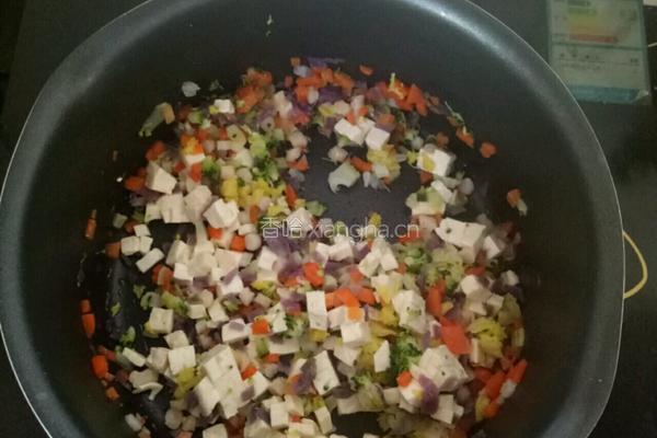 宝宝辅食什锦豆腐的做法图解4