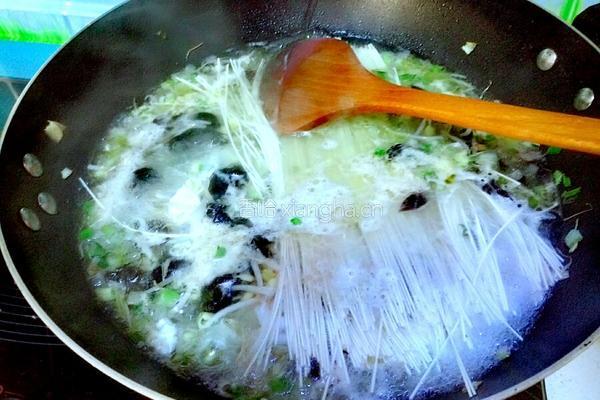 青菜鸡蛋面的做法图解9