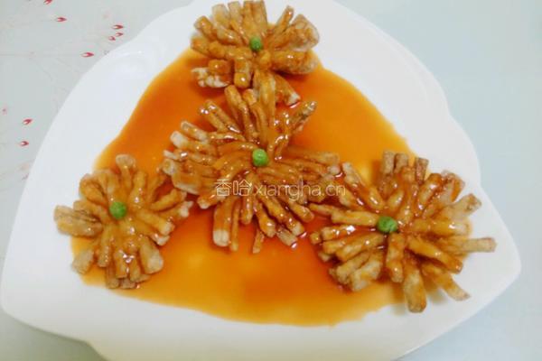 菊花杏鲍菇的做法图解11