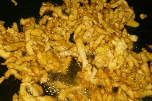 芹菜炒肉丝的做法图解5