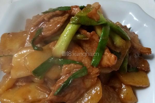 土豆片烧肉的做法图解9