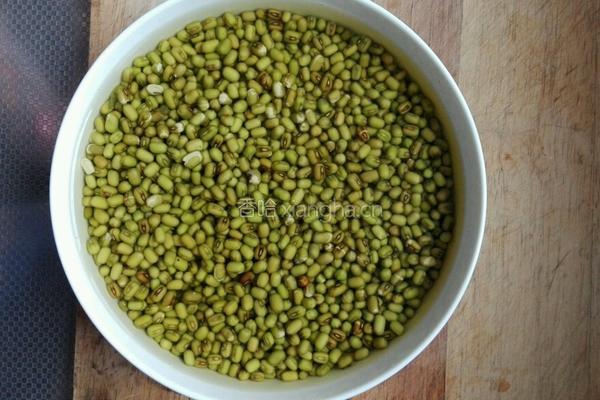 油栗绿豆沙冰皮月饼的做法图解4