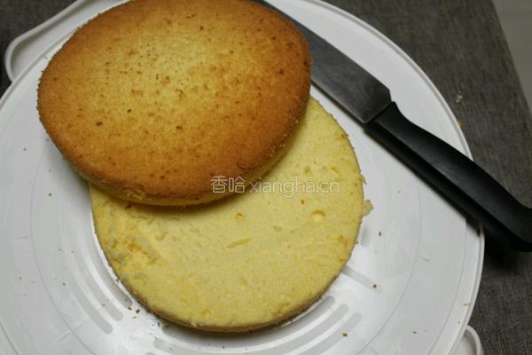 芒果奶油蛋糕的做法图解2