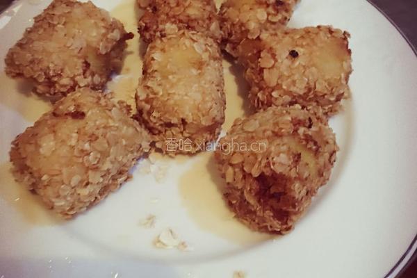 燕麦酥皮香蕉的做法图解6