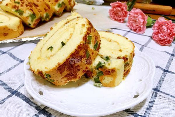 香葱肉松蛋糕卷的做法图解19