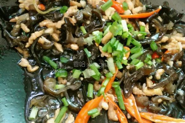 木耳炒肉的做法图解8