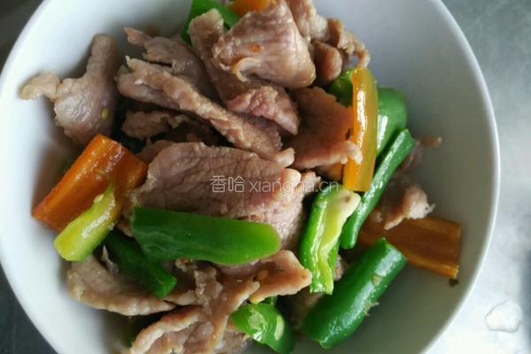青椒肉片的做法图解5