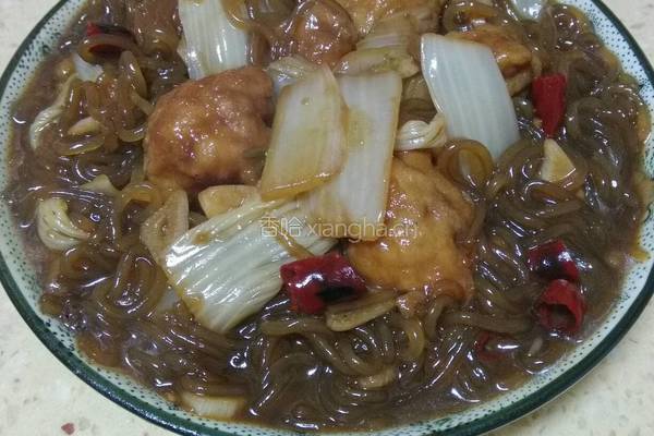 白菜炖粉条的做法图解11