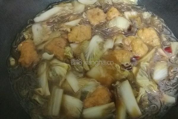 白菜炖粉条的做法图解9