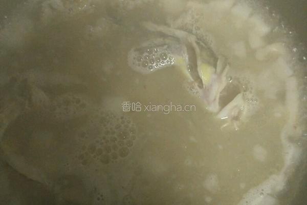 鱼汤萝卜丁泡饭的做法图解4