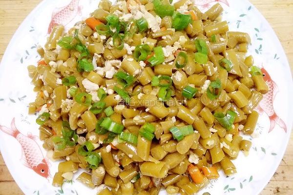 肉末酸豆角的做法图解12