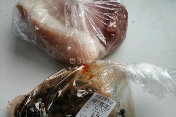 豆豉炒猪肉的做法图解1