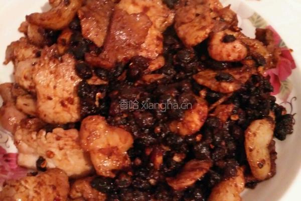 豆豉炒猪肉的做法图解5