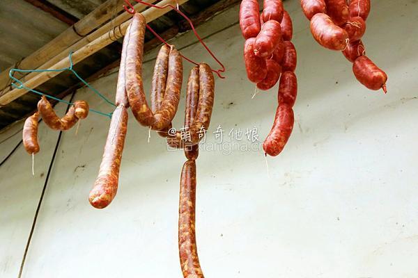 自制美味腊肠广式香肠的做法图解19