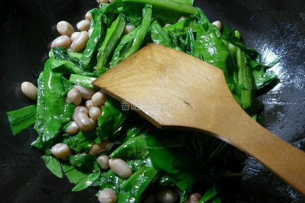 花生米拌油麦菜－的做法图解4