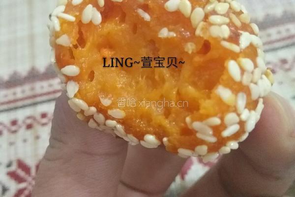 奶香芝麻红薯丸子的做法图解5