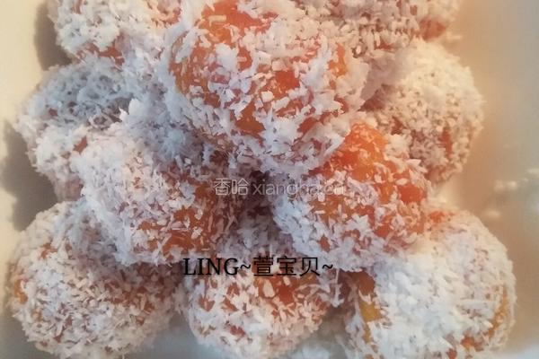 奶香芝麻红薯丸子的做法图解6