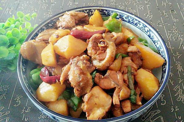 土豆大盘鸡的做法图解16
