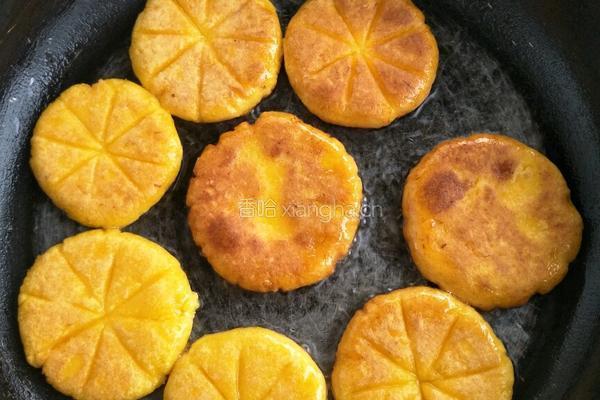 南瓜糯米饼的做法图解10