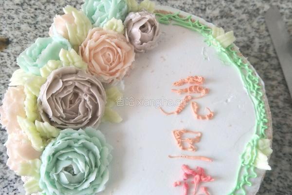 奶油霜蛋糕的做法图解3