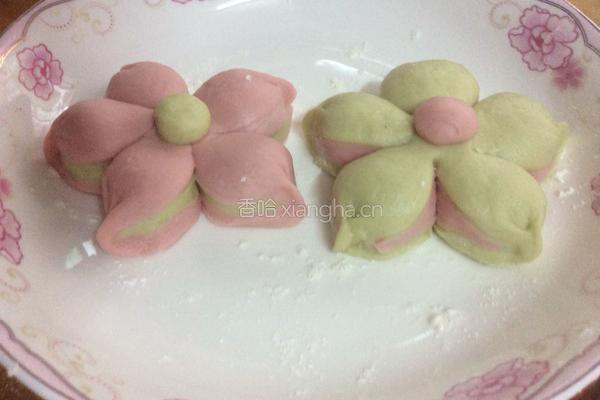 花朵馒头的做法图解7