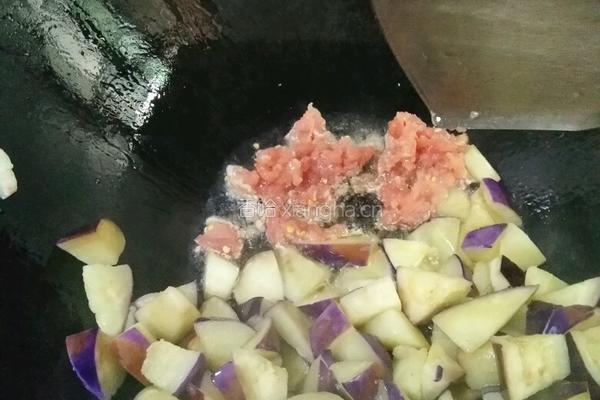 茄子肉沫的做法图解5