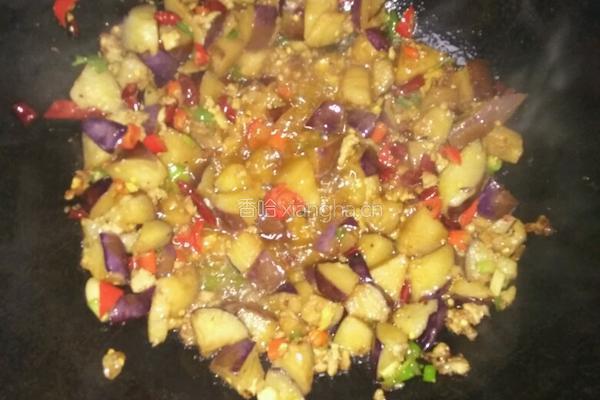 茄子肉沫的做法图解11