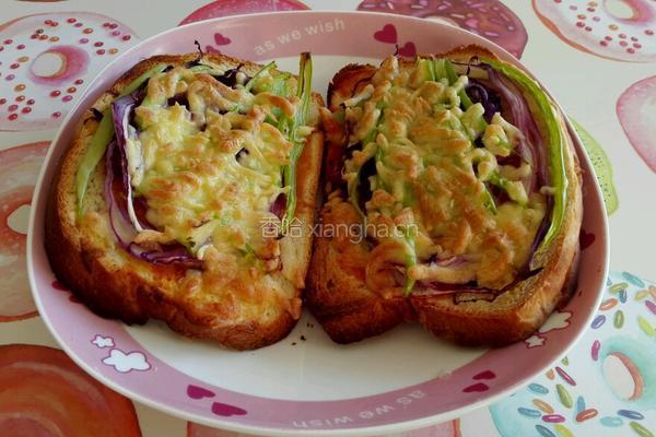 一人食之土司披萨的做法图解8