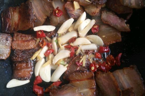炒腊肉的做法图解4