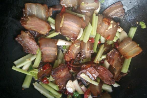 炒腊肉的做法图解5