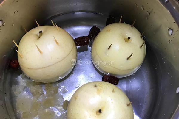 抗雾霾养阴梨的做法图解4