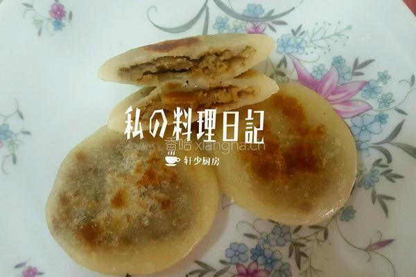 芝麻板栗饼的做法图解12
