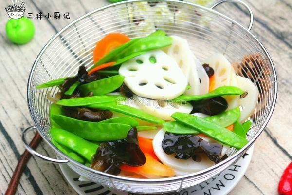 荷塘小炒的做法图解5