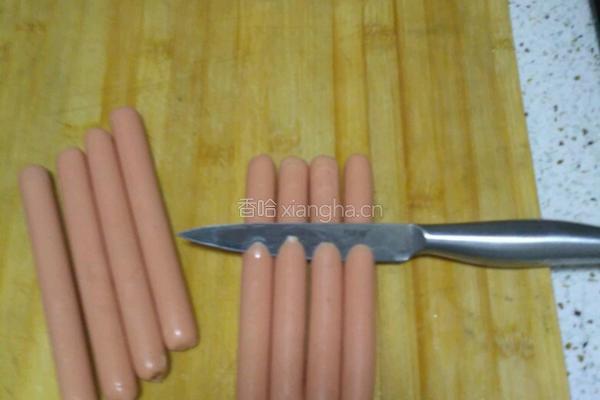 煎火腿肠的做法图解3