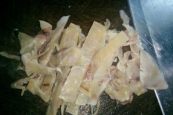 鱿鱼瘦肉虾米粥的做法图解7
