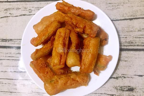 椒盐南瓜条的做法图解8