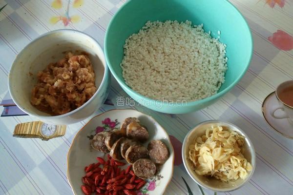 肉香味腊八饭的做法图解1