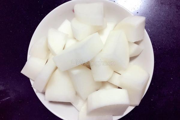 白萝卜红烧肉（川菜）的做法图解3