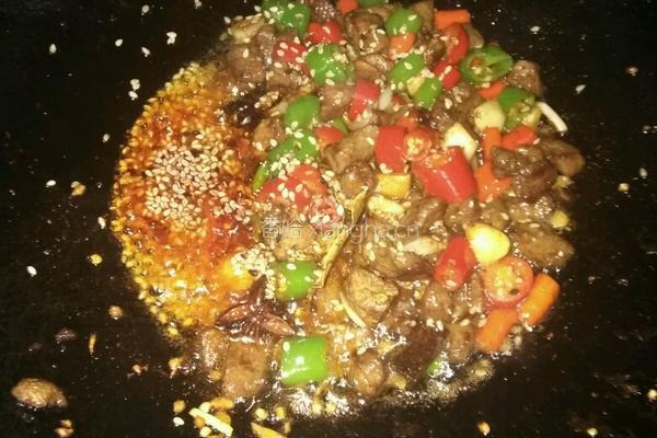 香辣牛牛肉丁的做法图解7