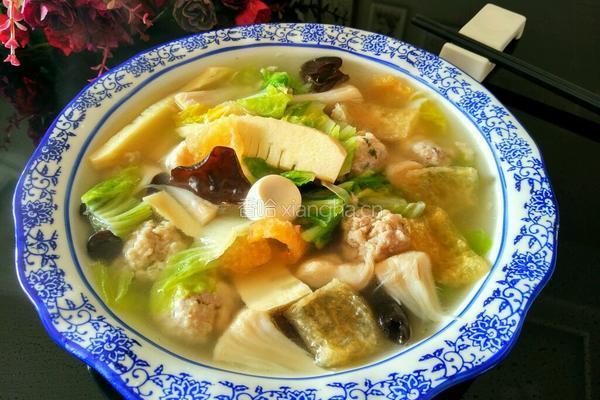 肉丸子杂烩汤的做法图解19